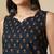 Blue floral printed pure cotton kurta set for women