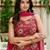 Pink floral printed pure cotton kurta set for women