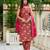 Pink floral printed pure cotton kurta set for women