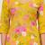 Yellow floral printed pure cotton kurta set for women