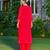 Magenta embroidered viscose rayon kurta set for women