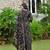 Black floral printed pure cotton kurta set for women