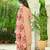 Beige solid pure cotton kurta set for women