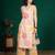 Multicolor floral printed pure cotton kurta set for women