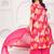 Pink floral printed pure cotton kurta set for women