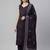 Purple floral printed pure cotton kurta set for women