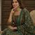 Green floral printed pure cotton kurta set for women