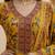 Yellow floral printed pure cotton kurta set for women