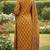 Yellow floral printed pure cotton kurta set for women