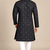 Black Trending Heavy Rayon Lakhnavi Sequin Thread Work Ethnic Festive Wear Kurta With Pyjama