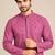 Dusty Pink Trending Heavy Rayon Lakhnavi Sequin Thread Work Ethnic Festive Wear Kurta With Pyjama