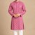 Dusty Pink Trending Heavy Rayon Lakhnavi Sequin Thread Work Ethnic Festive Wear Kurta With Pyjama
