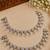 Rembo mehandi-plated agate stone anklets