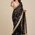 Premium space satin saree with sequin work blouse