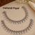 Maroon mehandi-plated agate stone anklets