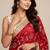 Stylish space satin saree with sequin detailing