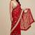 Stylish space satin saree with sequin detailing