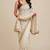 Festive space satin saree with contrast blouse