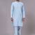 Buy sky blue pure cotton pathani kurta pajama set