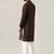 Buy chocolate brown pure cotton pathani kurta pajama set