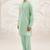 Buy sea green cotton pathani kurta pajama set