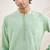 Buy sea green cotton pathani kurta pajama set