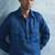 Buy blue cotton pathani kurta pajama set