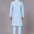 Buy sky blue pure cotton pathani kurta pajama set