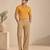 Beige malai cotton pant