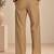 Beige malai cotton pant