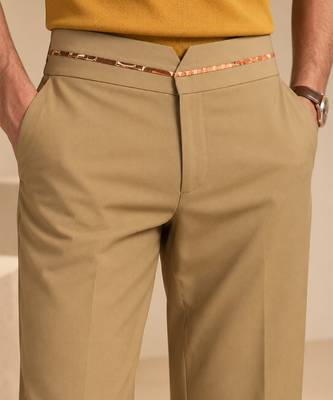Beige malai cotton pant 3