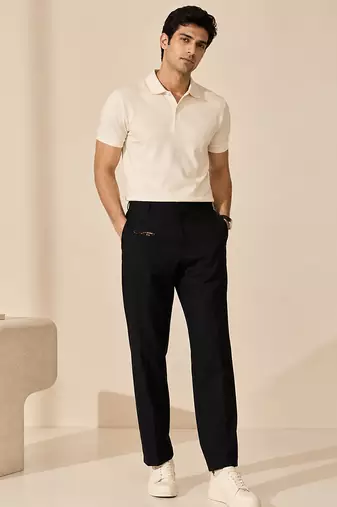 Black malai cotton pant