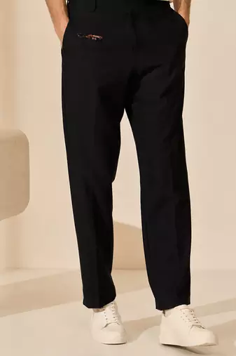Black malai cotton pant