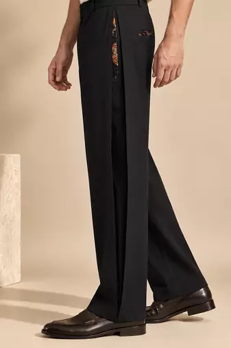 Black malai cotton pant