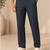 Deep teal blue navy linen pant