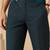 Deep teal blue navy linen pant