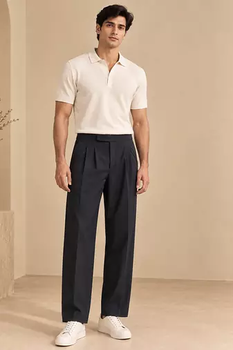 Black malai cotton pant