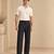 Black malai cotton pant