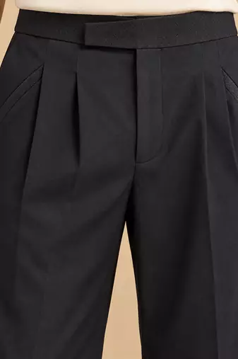 Black malai cotton pant