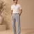 Silver grey malai cotton pant