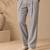 Silver grey malai cotton pant