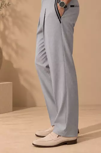 Silver grey malai cotton pant