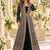 Black chinon readymade anarkali suit with embroidery & sequence work