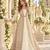 Off white chinon readymade anarkali suit with embroidery & sequence work