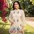 White embroidered khadi cotton 2 piece co-ord sets for women