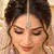 Lavender Crystal Maang Tikka, Indian Bridal Forehead Jewelry