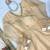cream color mirror hand and gota pati work organza silk blend anarkali lehenga set 