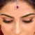 Red Stone Maang Tikka, Indian Bridal Headpiece