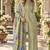 Mustard cotton readymade suit with thread embroidery work