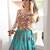 Teal Blue Navratri Special Lehenga With Thread Work Blouse